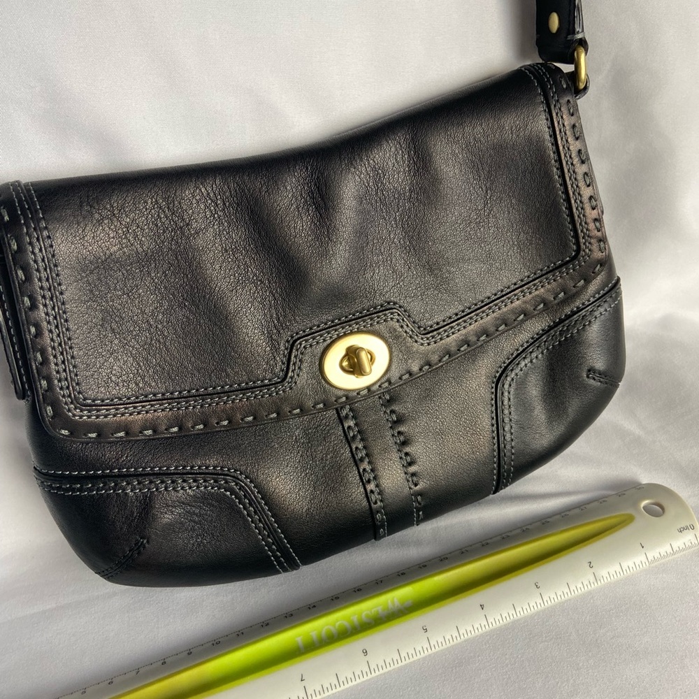 Black coach handbag